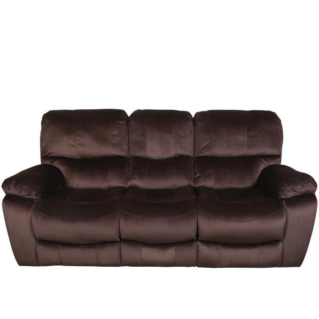 Chocolate Reclining Sofa P354