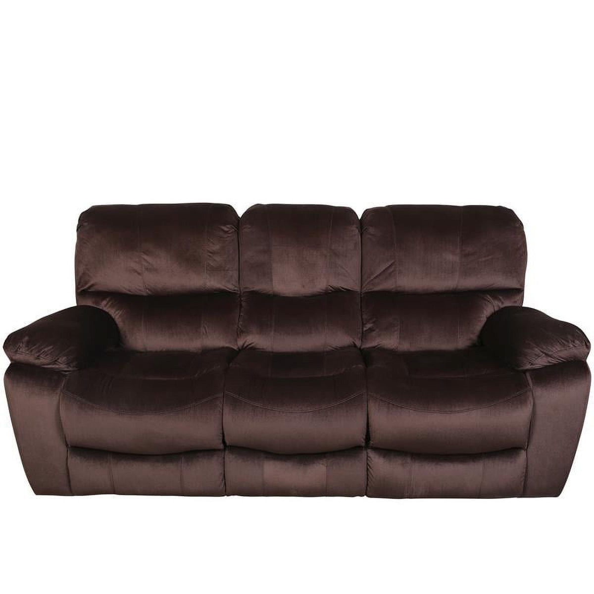 Chocolate Reclining Sofa P354