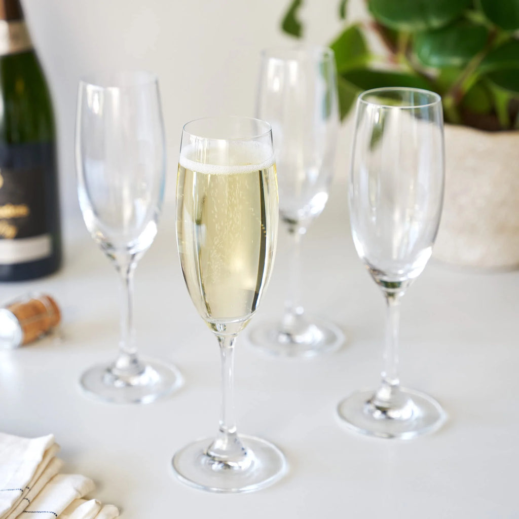 Lead-Free Crystal Champagne Flutes Pack of 12 V402462