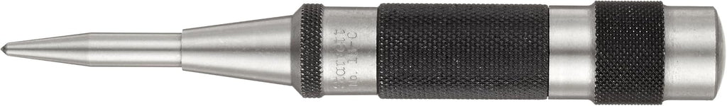 Automatic Center Punch with Heavy Duty Hardened Steel Metal, Adjustable Knurled Cap D287874