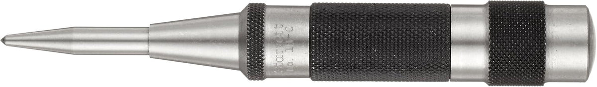 Automatic Center Punch with Heavy Duty Hardened Steel Metal, Adjustable Knurled Cap D287874