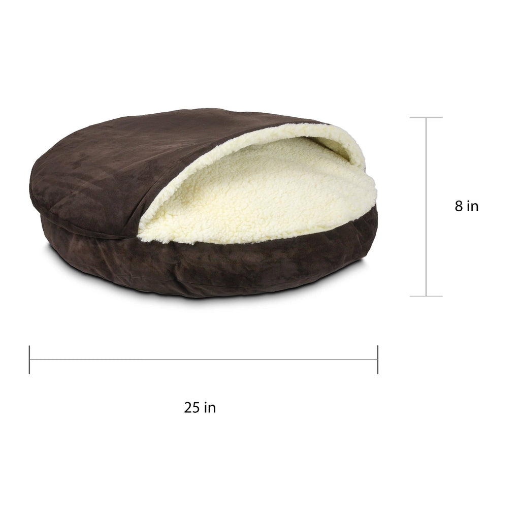 Orthopedic Micro Suede Pet Bed - Camel - Small T67715