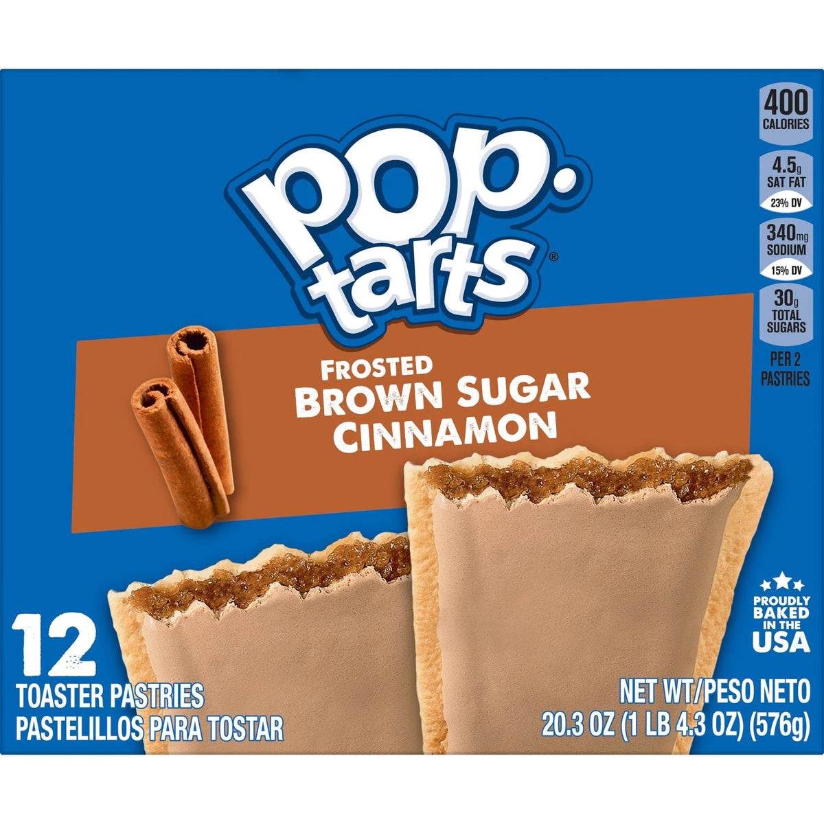 Frosted Brown Sugar Cinnamon Pastries (Pack of 48) O848366