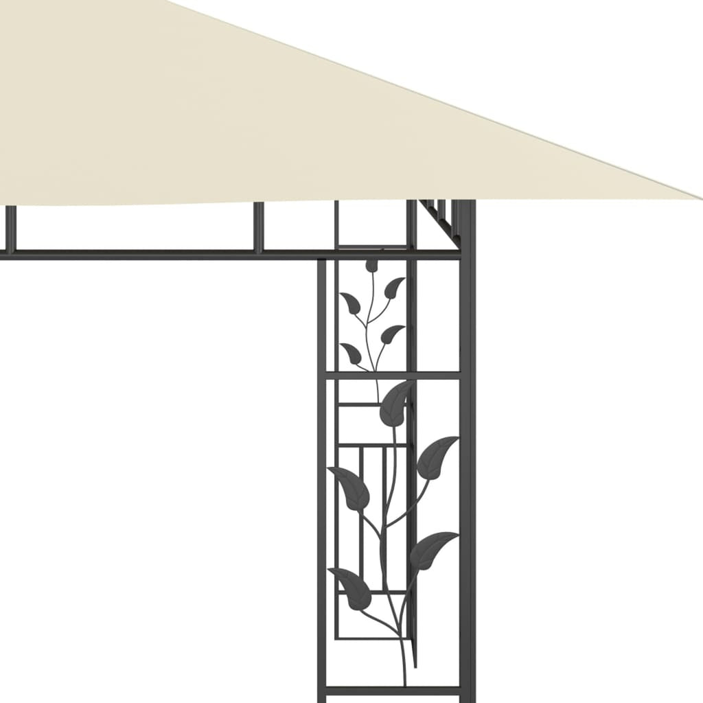 Gazebo with Mosquito Net 13.1'x9.8'x9' Cream B162950