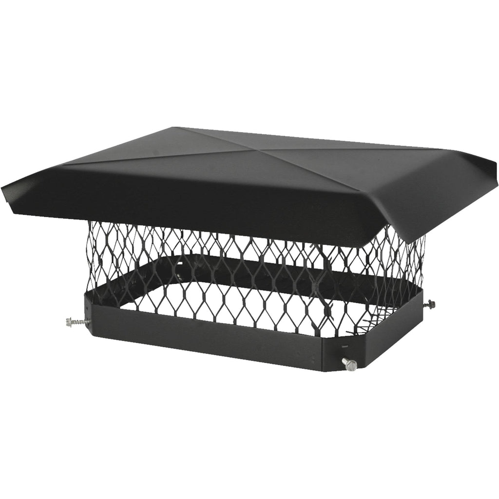 Black Galvanized Steel Chimney Cap N827742