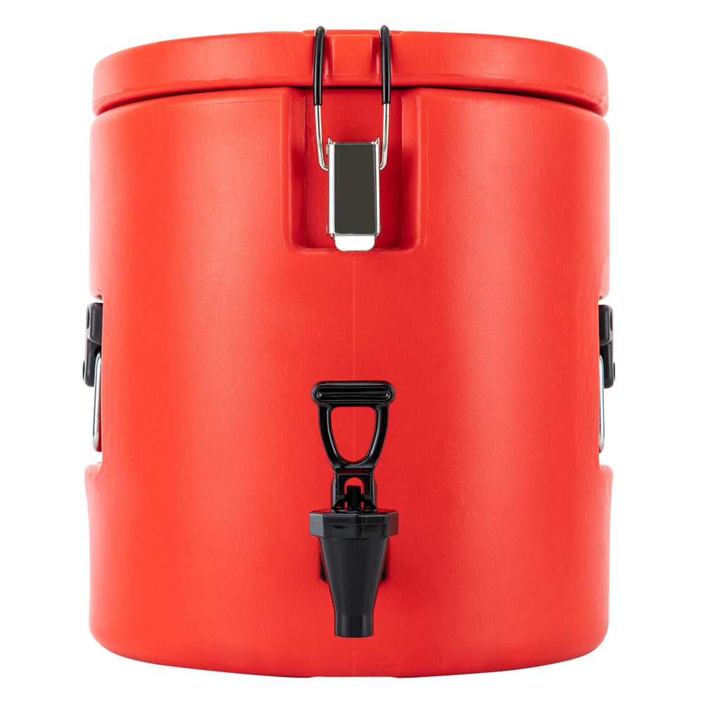 15L Round Stainless Steel Insulated Beverage Dispenser with Lid Y352