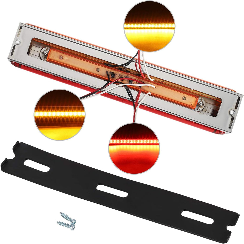 12 Inch Triple Face LED Trailer Light Bar P37651