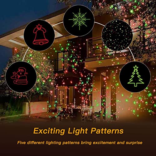Red and Green LED Star Show Projector Light S56922