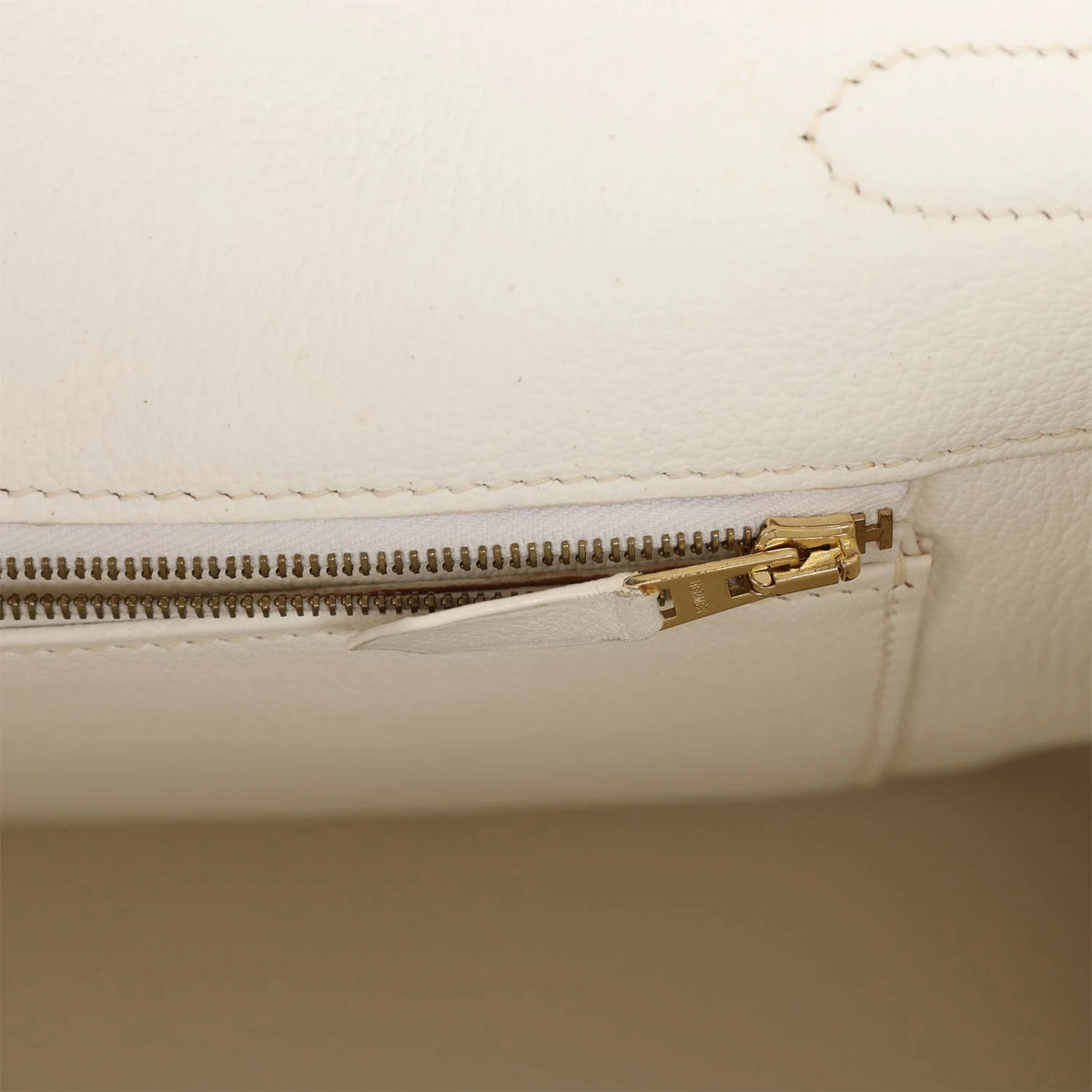 Pre-owned White Epsom Leather Birkin 35 D924778