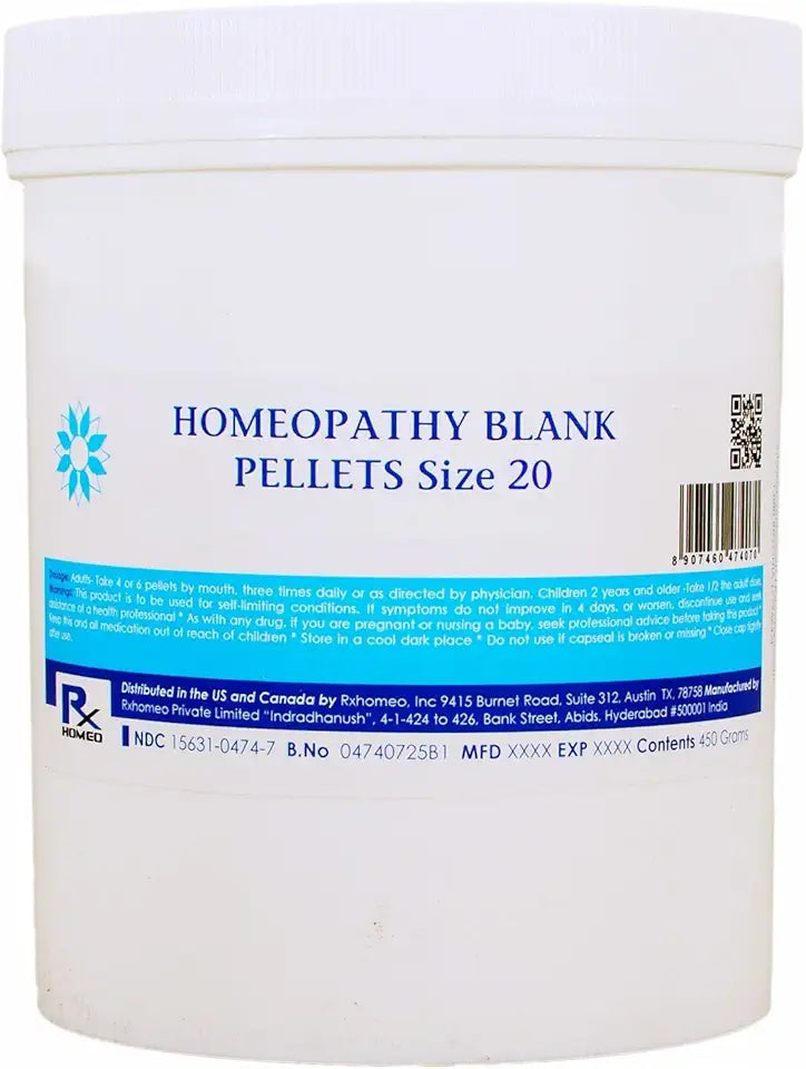 Homeopathy Blank Pellets Size 20 P24347