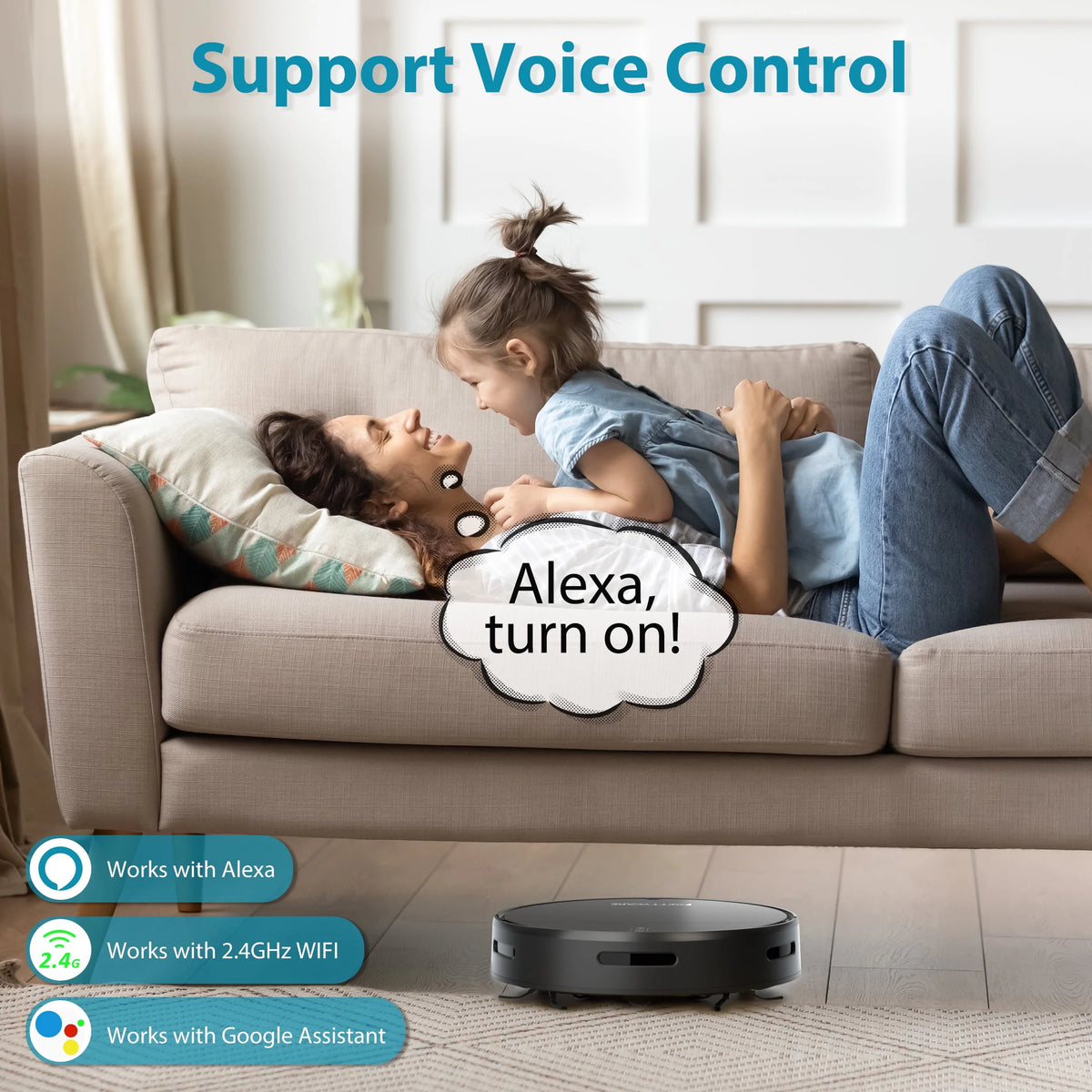 Robot Vacuum Cleaner with 2800Pa X5697