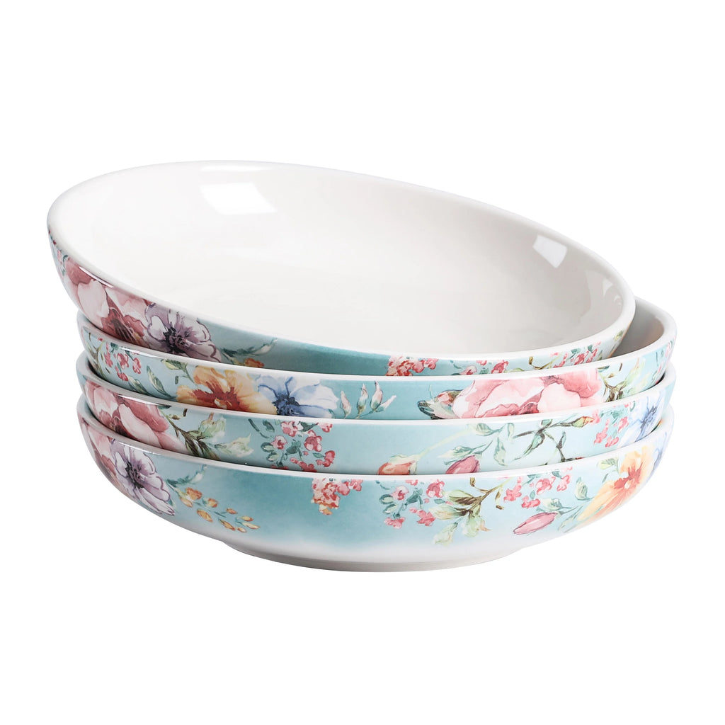 Ceramic 35oz Dinner Bowls Set of 4 K743