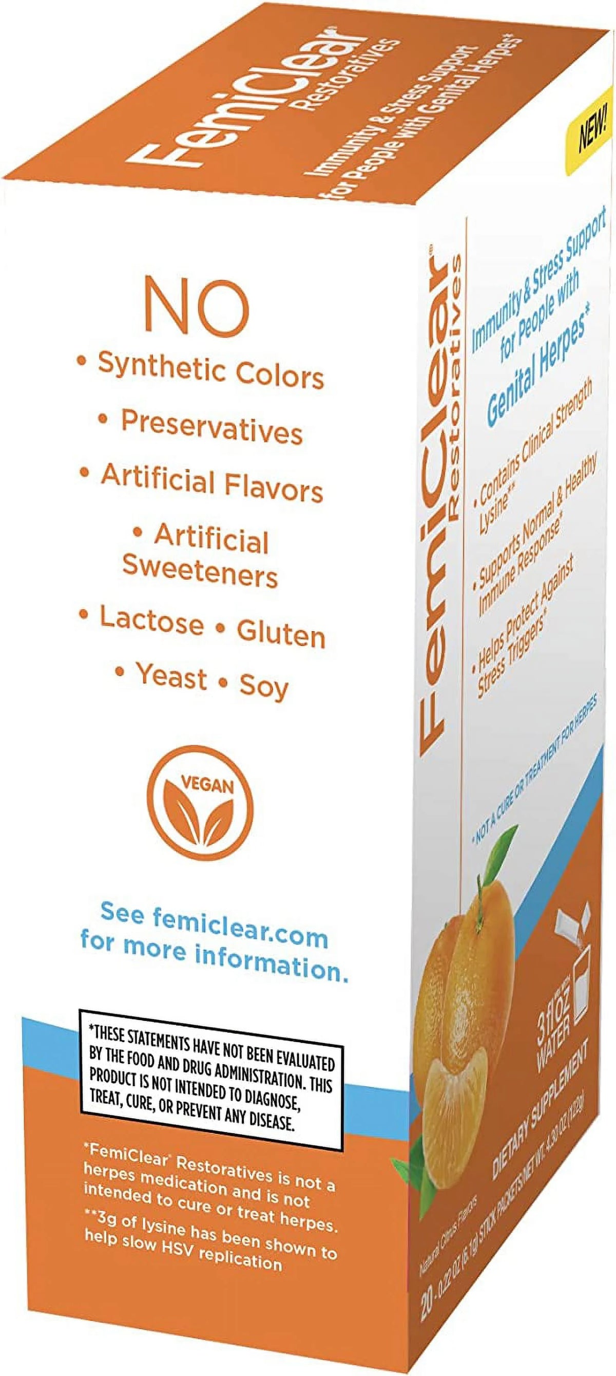 L-Lysine Dietary Supplement Drink Mix 20ct F12399
