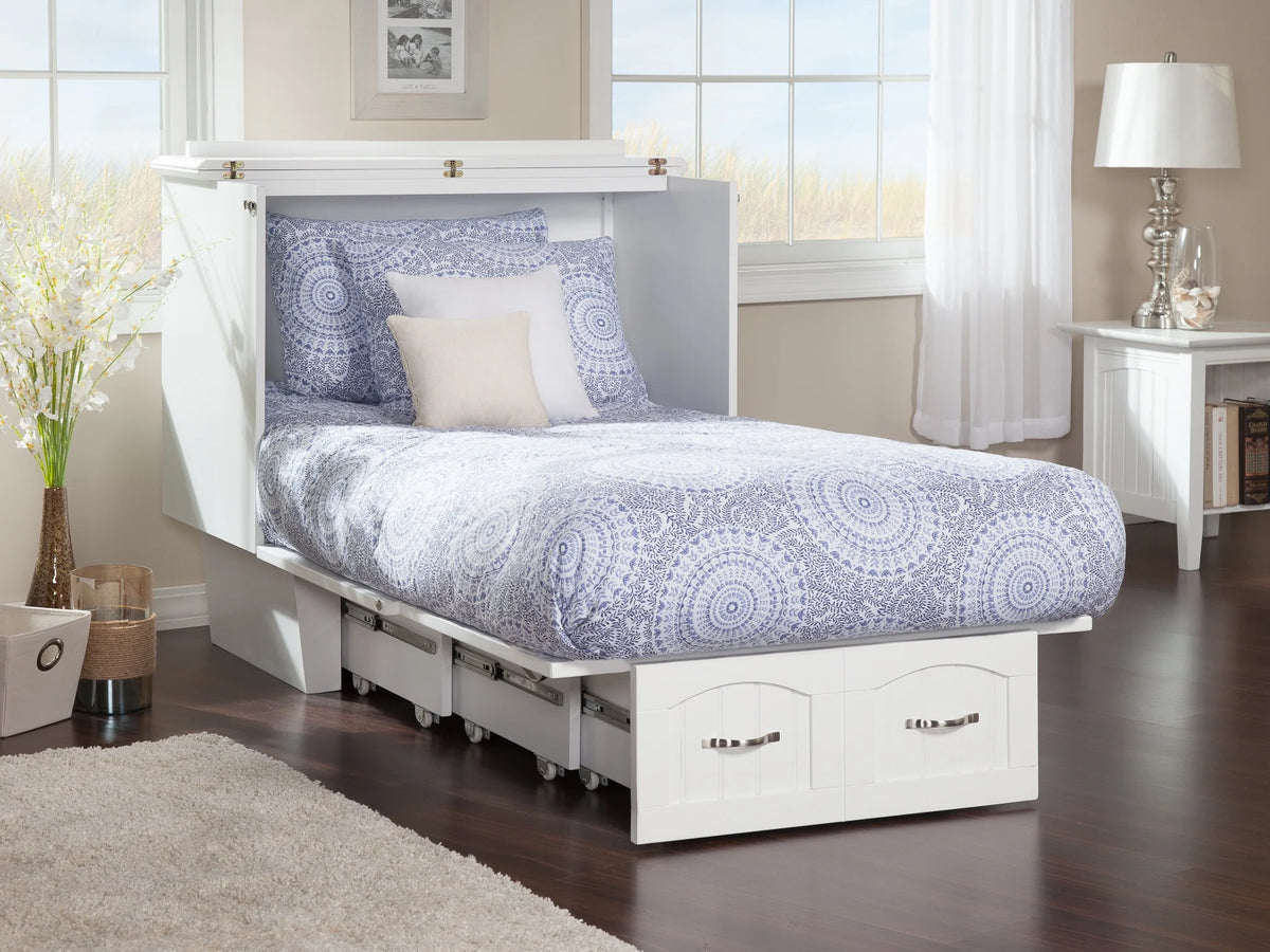Murphy Bed Chest with Mattress R4587