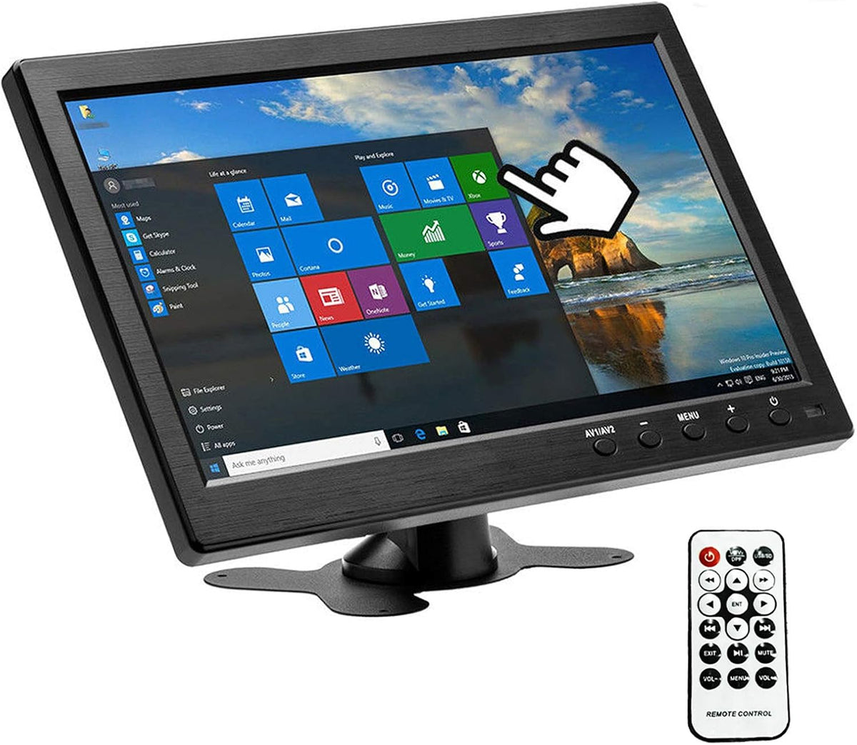 10.1 Inch LCD Security CCTV Monitor with HDMI Input Cable G514223