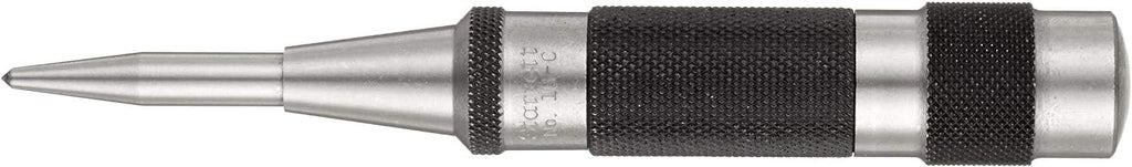 Automatic Center Punch with Heavy Duty Hardened Steel Metal, Adjustable Knurled Cap D287874