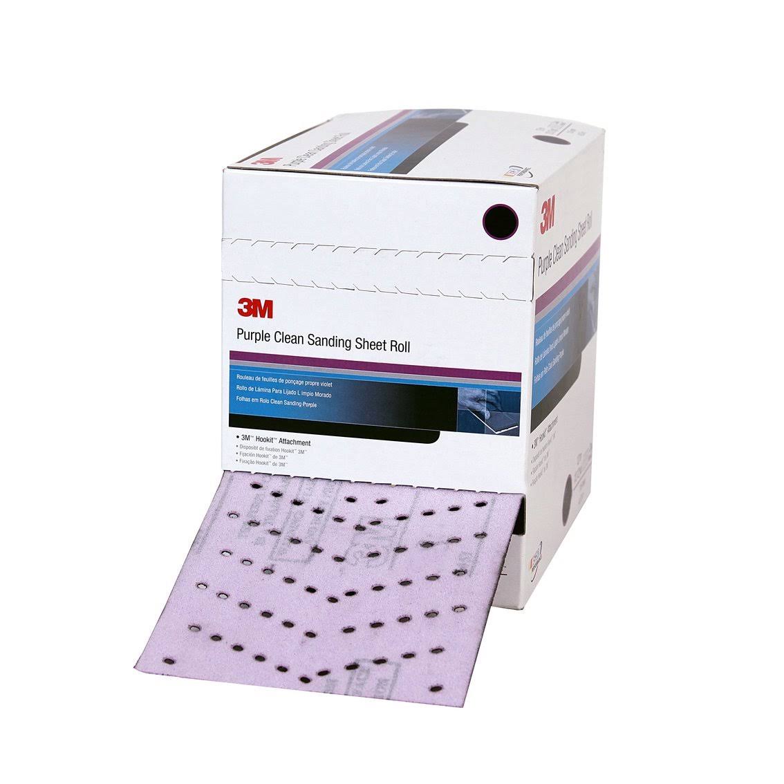 Purple Clean Sanding Roll 334U, 115mm x 12M, P800, 3 Rolls per Case S938