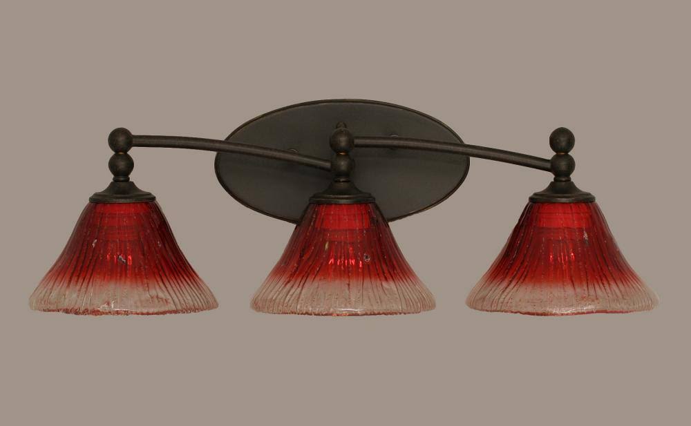 Three Light Bath Bar Dark Granite V4437