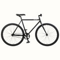 Black Single-Speed Commuter Bike with Foot Brake, Size 43cm - XS O2587