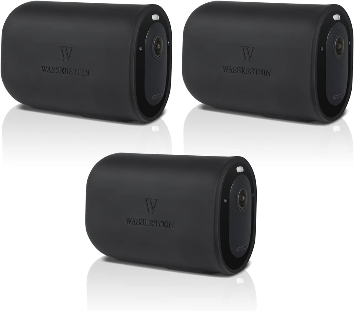 Black Silicone Waterproof Case 3 Pack E494