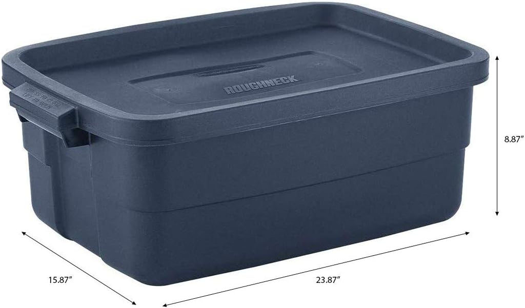 10 Gal Storage Container, 8 Pack X31489