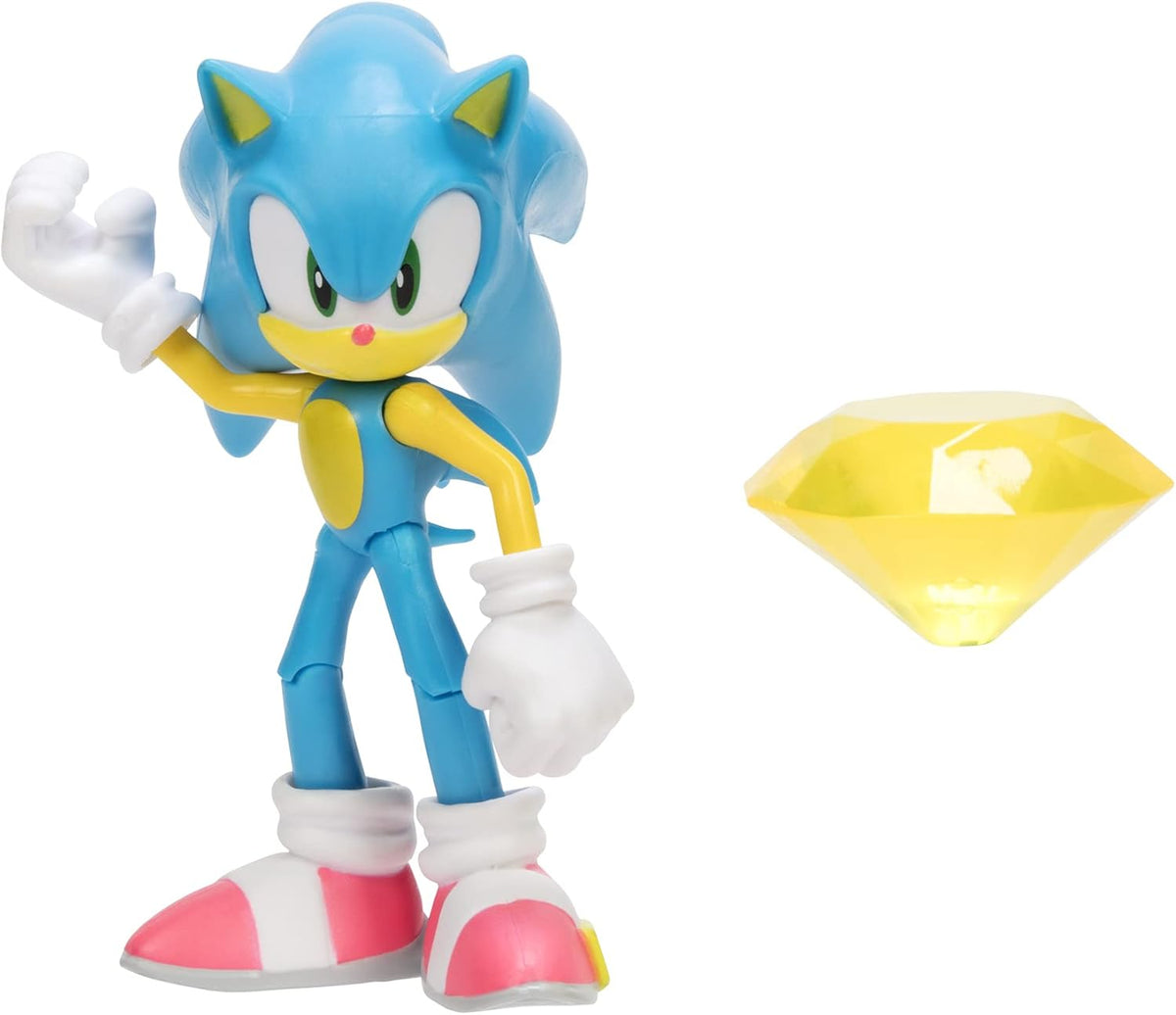 4-Inch Action Figure with Yellow Chaos Emerald A916