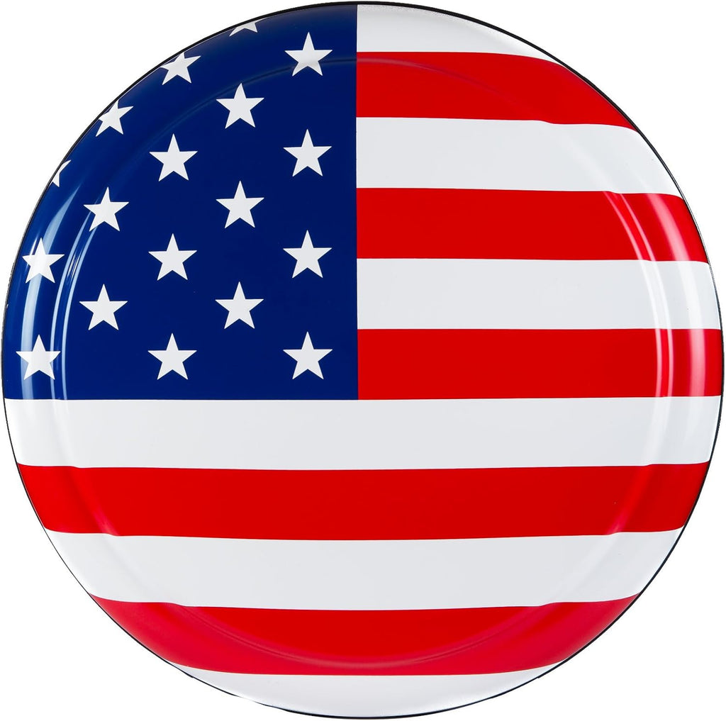 Rigid Tire Cover with American Flag P762192