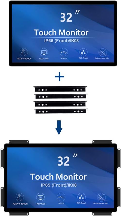 32 inch 10 Points PCAP Open Frame Touch Screen Monitor F746