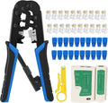 RJ45 Crimping Tool Kit Ethernet Crimp Tool Set G799188