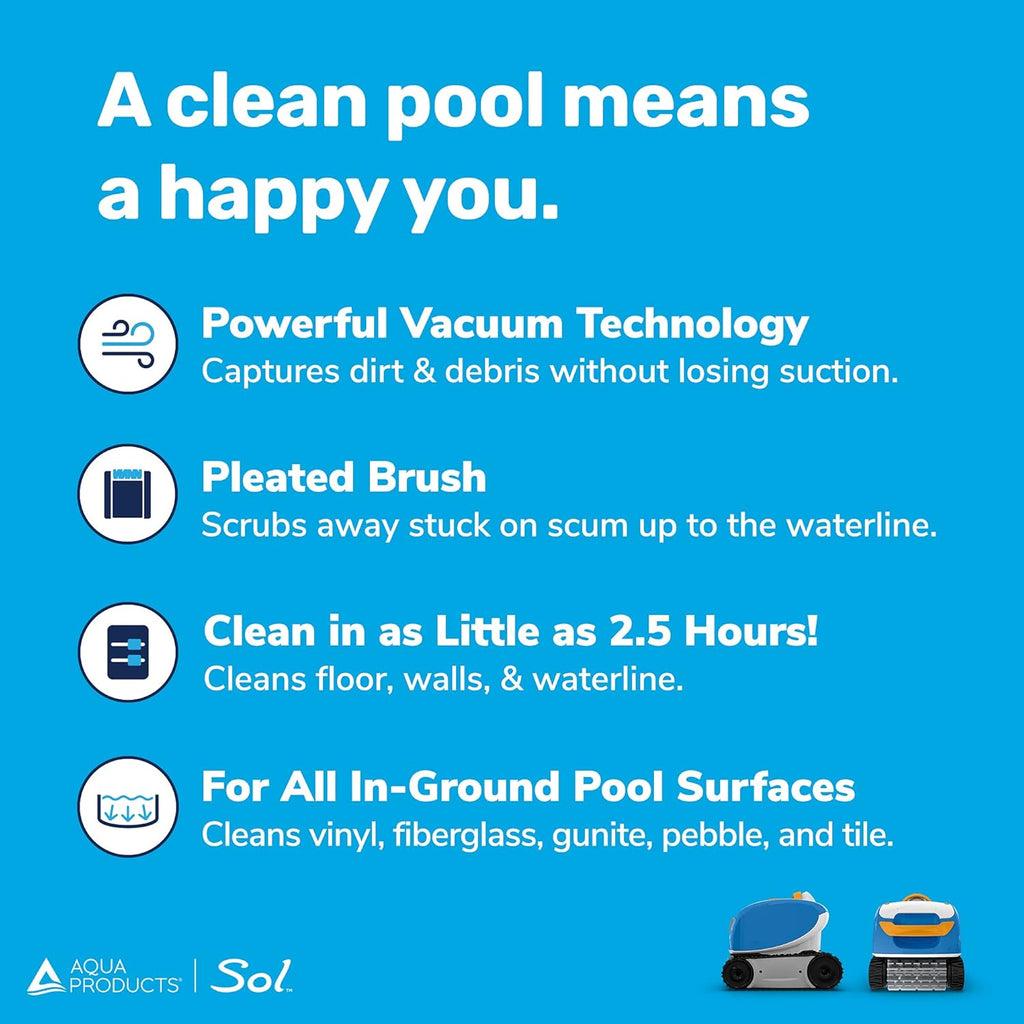 Robotic Pool Cleaner with 50ft Cable C5279