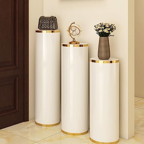 360° Rotating Shoe Rack Round Shoe Cabinet with Cover J81095