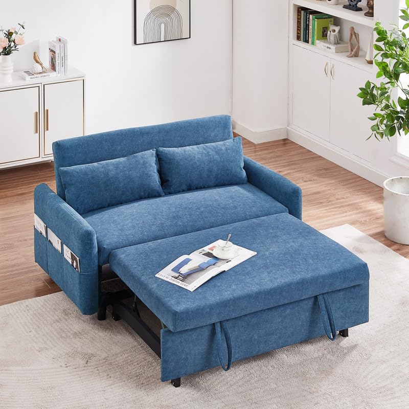 Grey Microfiber Convertible Sofa Bed Chair S306155