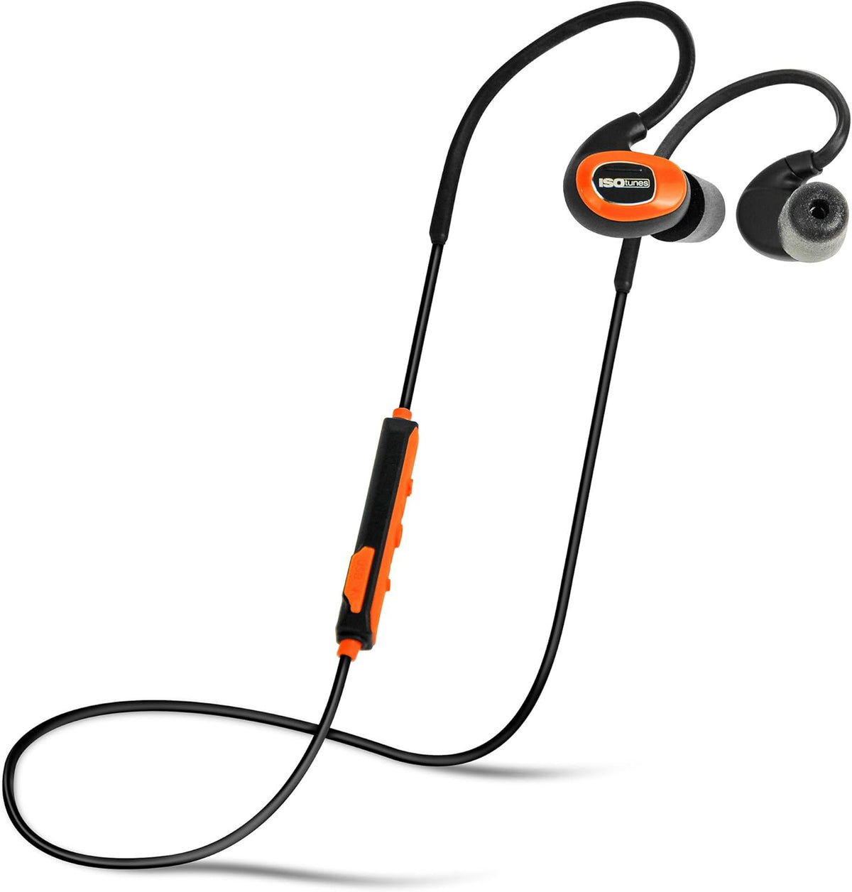 Bluetooth Earplug Headphones 27 dB Noise Reduction Safety Orange I3633