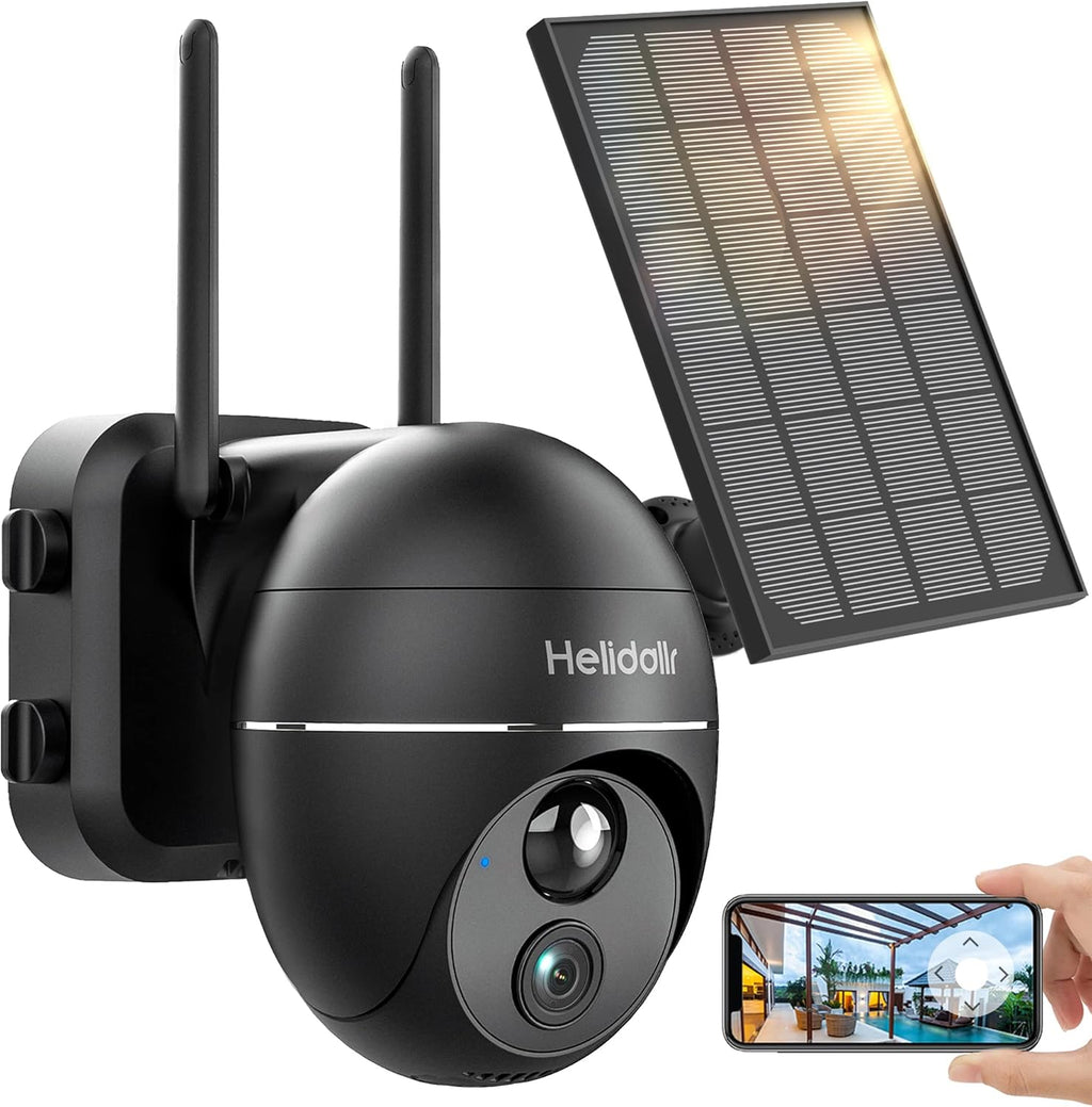 1080P WiFi Solar Security Camera IP66 Waterproof PTZ V463348
