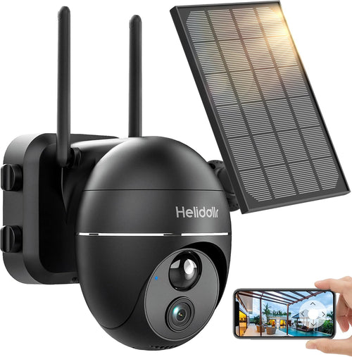 1080P WiFi Solar Security Camera IP66 Waterproof PTZ V463348