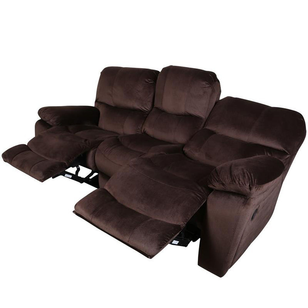 Chocolate Reclining Sofa P354