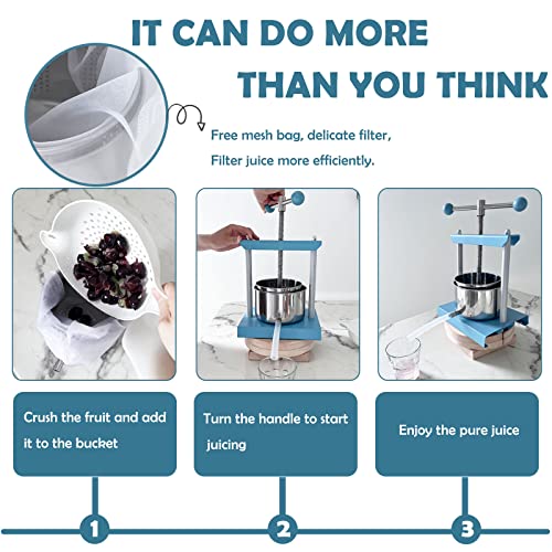 2 Litre Stainless Steel & Iron Manual Press H20213