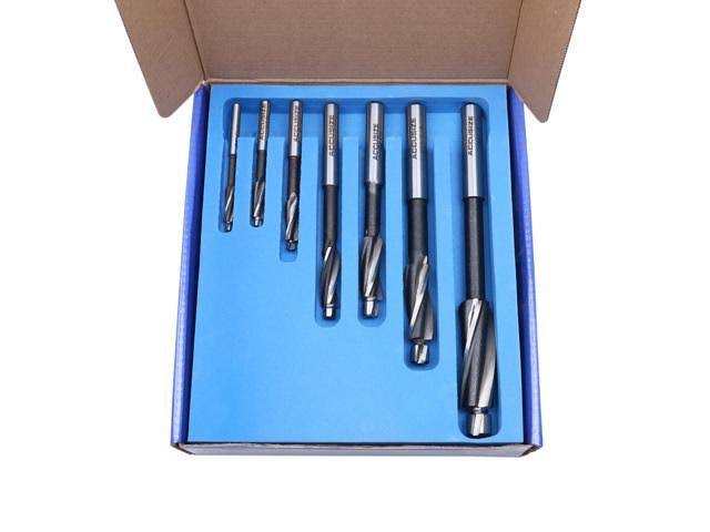 H.S.S. 3 Flute Straight Shank 7 PC Counterbore Set D2137