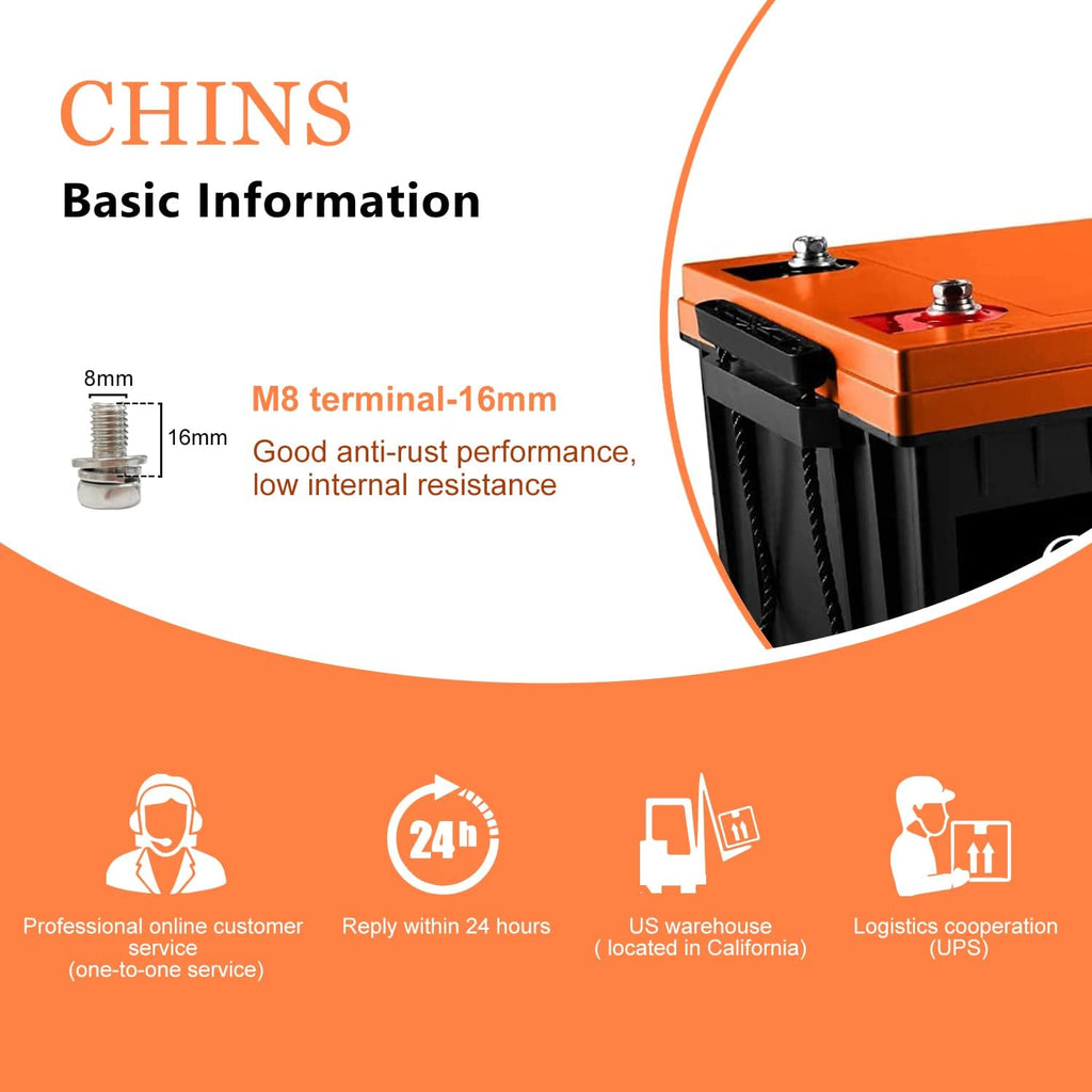 12V 400Ah LiFePO4 Lithium Battery with 250A BMS C701034