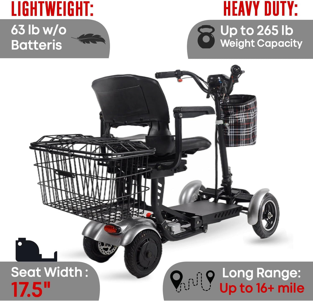 All Terrain 4 Wheel Mobility Scooter F2309