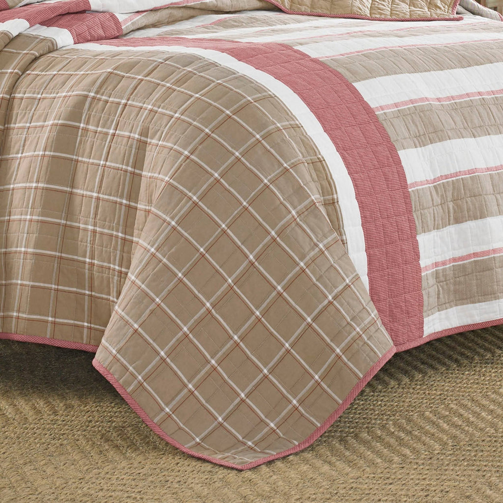 Brown Twin Quilt Z4771