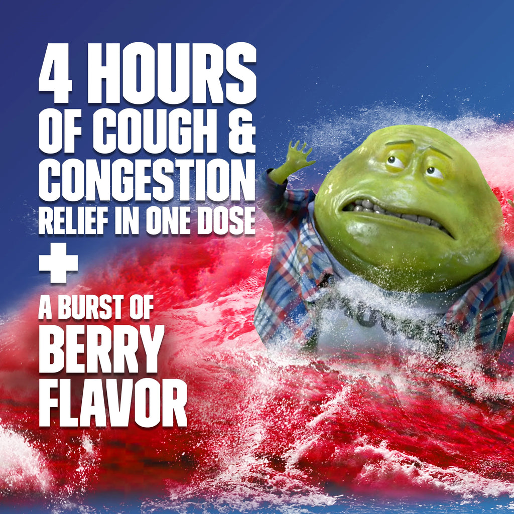 Severe Congestion & Cough Cold and Flu Liquid Medicine, 6 fl oz P90084