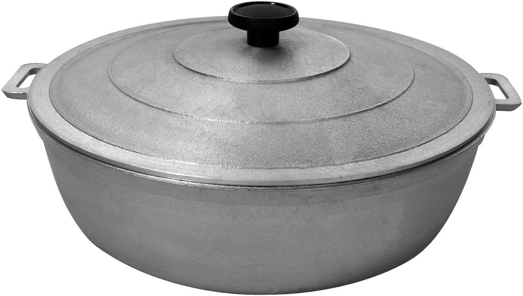 Aluminum Caldero Dutch Oven 5 QT Silver Y7723