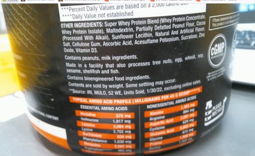 Chocolate Strawberry 100% Whey Protein Powder 1.78lbs P6869