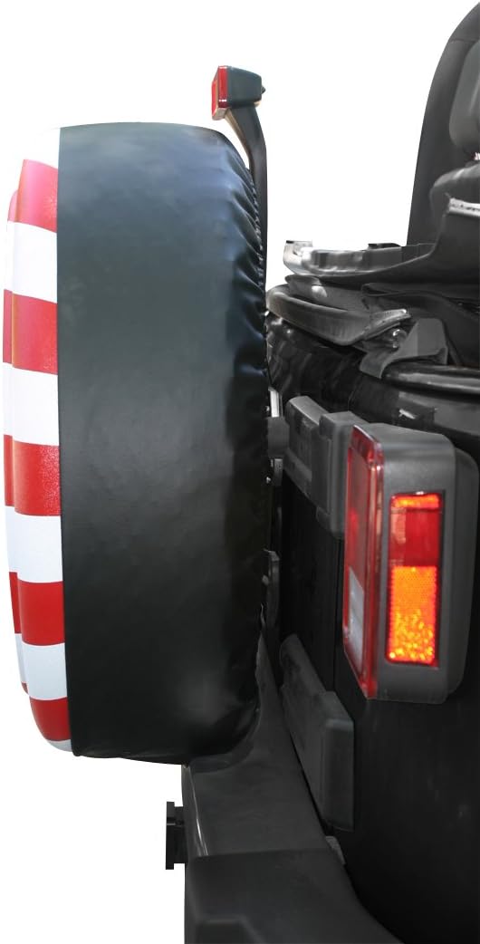 Rigid Tire Cover with American Flag P762192