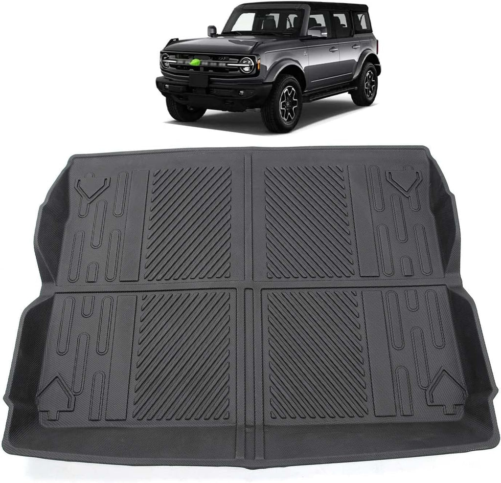 All Weather Rear Cargo Trunk Floor Mat Pack of 2 W75371