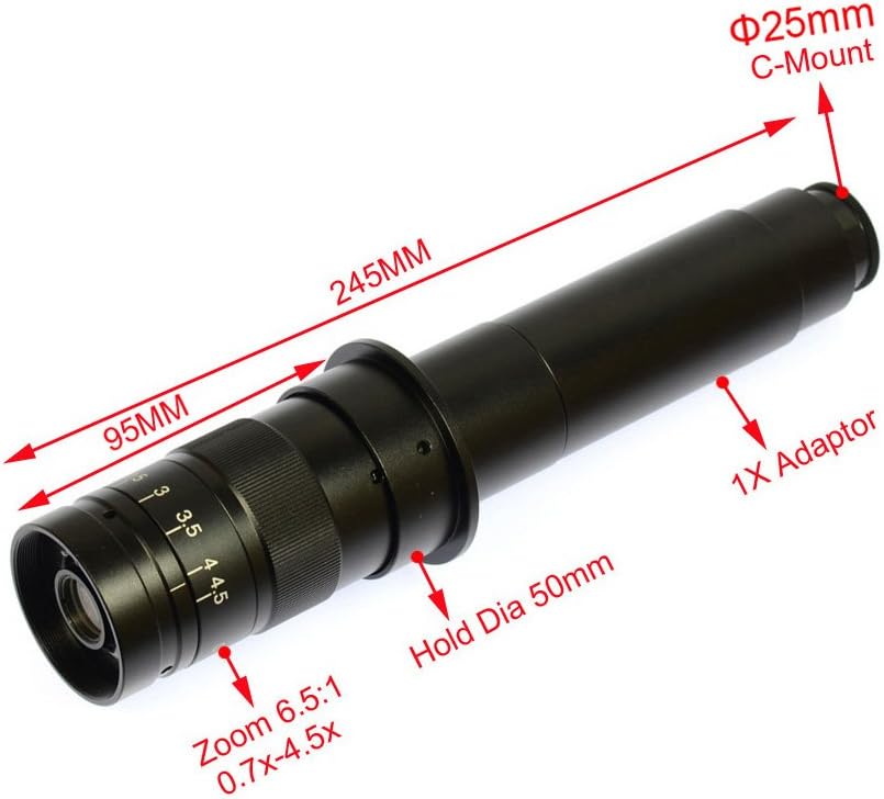 14MP HDMI USB Digital Microscope Camera Set with 300X Zoom Lens and LED Light N95229