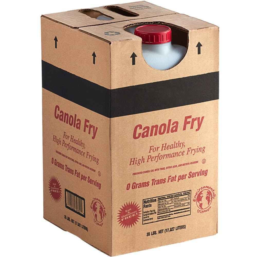 35 lb. High Performance Canola Fry Oil B82421