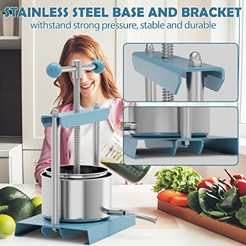2 Litre Stainless Steel & Iron Manual Press H20213