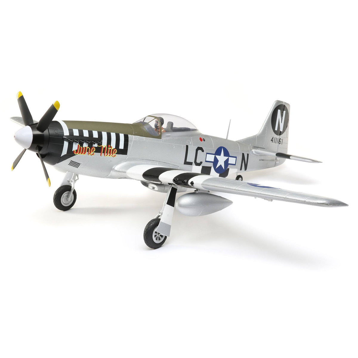 P-51D Mustang 1.2m BNF Basic with AS3X and Safe Select J9339